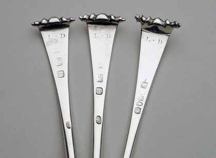 Rare Silver Onslow pattern Tablespoons (6)